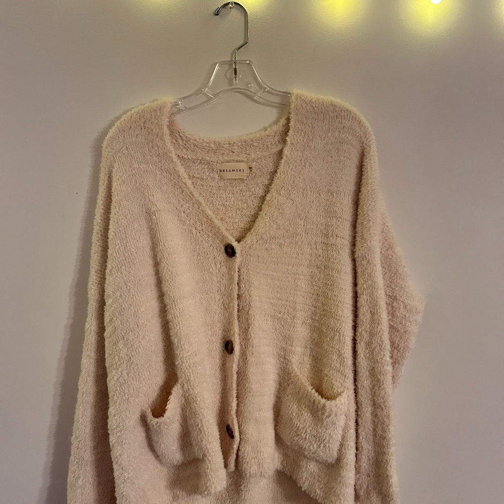 Cozy Cream Cardigan Sweater